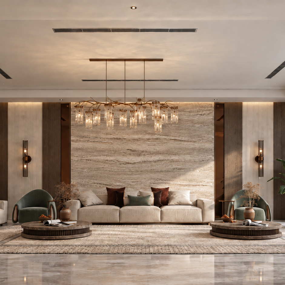 تصميم مجلس عصري | تراس للاستشارات الهندسية
